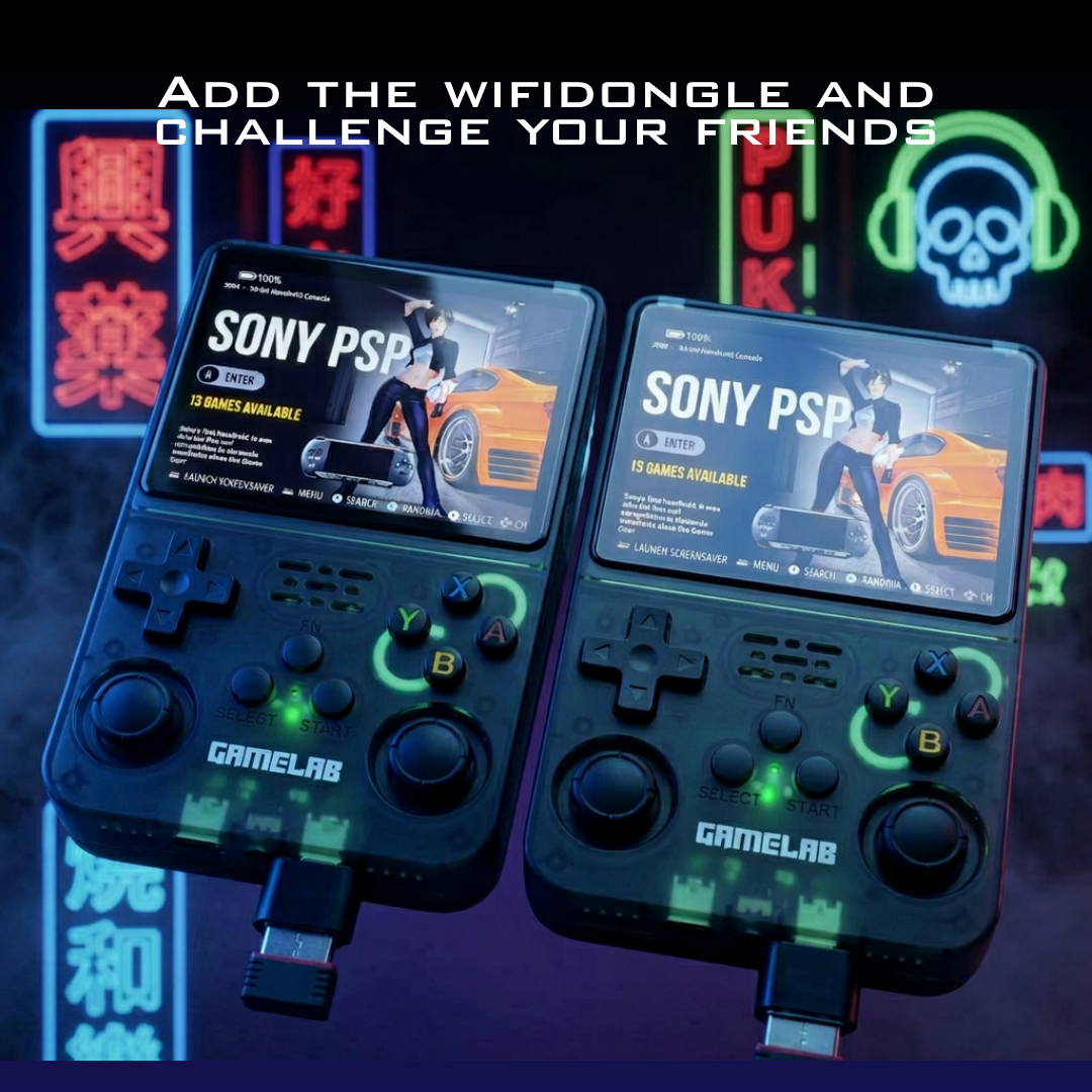 Two GameLab consoles for multiplayer